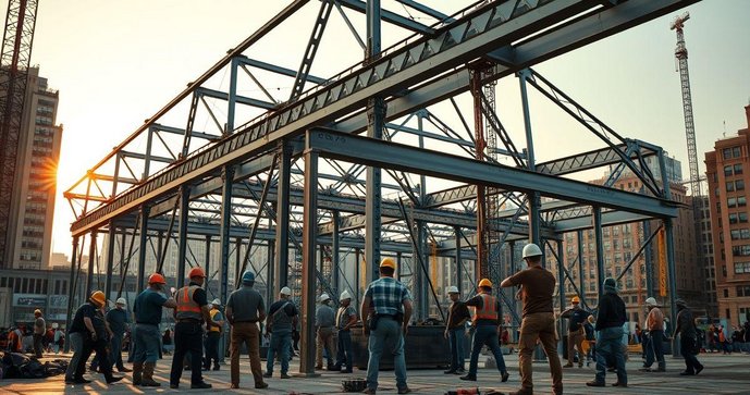 Montagem de Estruturas Met&aacute;licas em SP