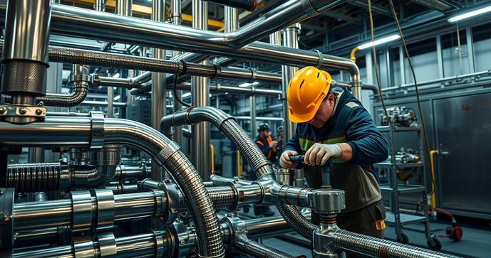 Montagem de tubula&ccedil;&atilde;o industrial: guia completo para otimiza&ccedil;&atilde;o e efici&ecirc;ncia
