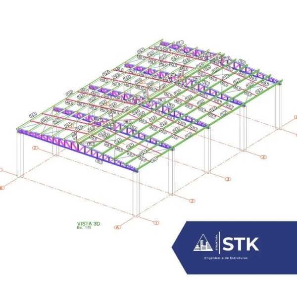 projeto galpão industrial