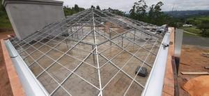 estrutura de aço galvanizado para telhado residencial preço