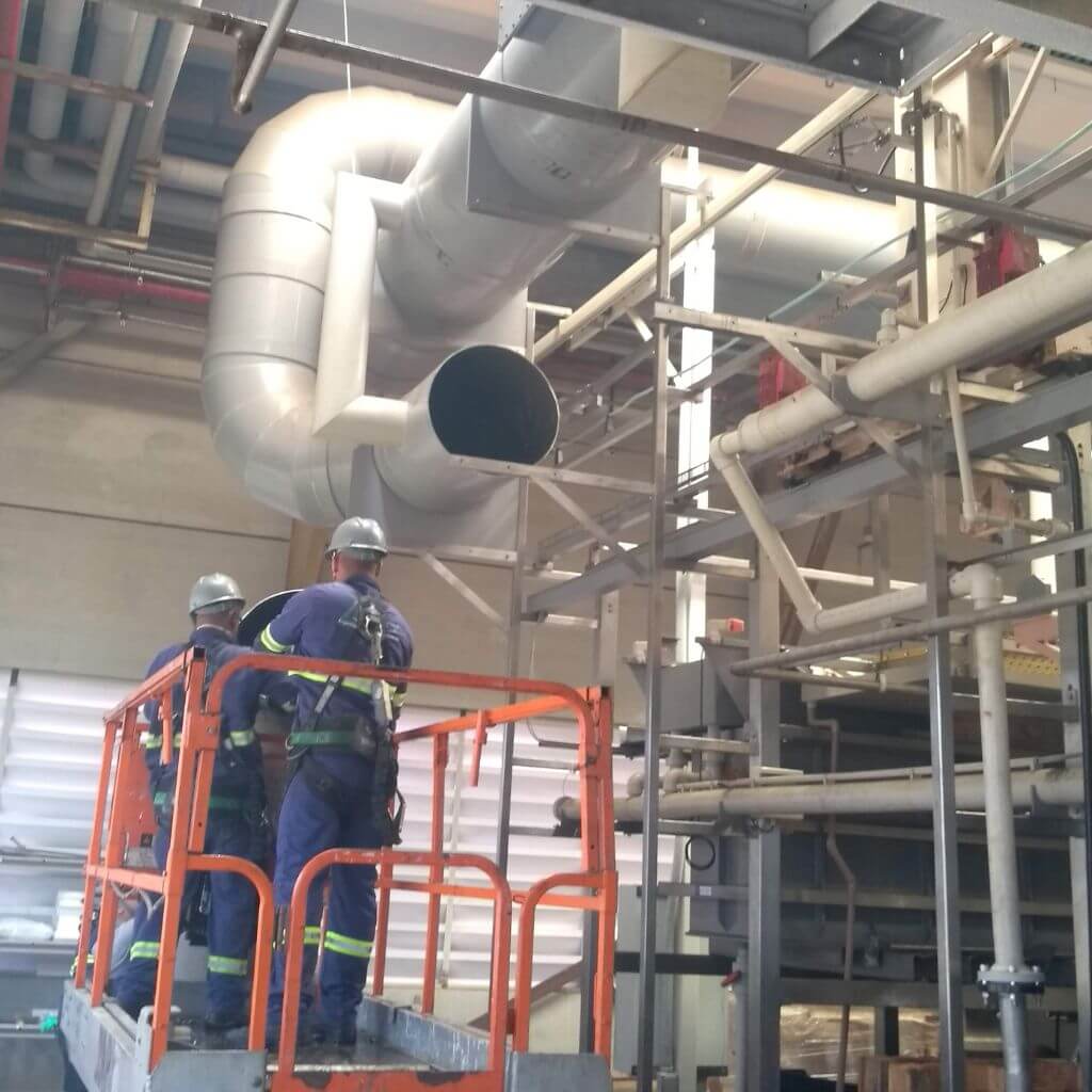 Montagem de instalações industriais